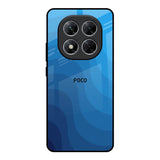 Blue Wave Abstract Poco X7 5G Glass Back Cover Online