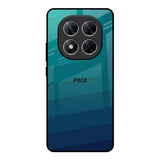 Green Triangle Pattern Poco X7 5G Glass Back Cover Online