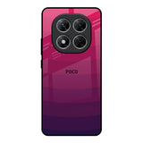 Wavy Pink Pattern Poco X7 5G Glass Back Cover Online
