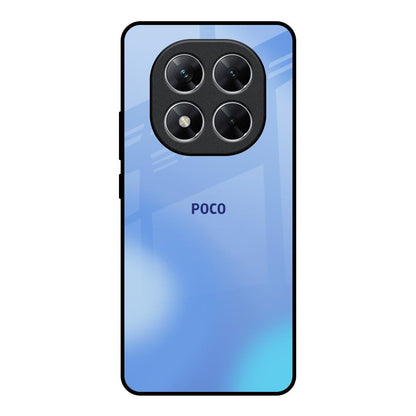Vibrant Blue Texture Poco X7 5G Glass Back Cover Online