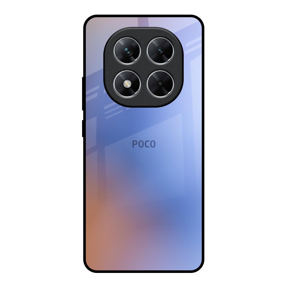 Blue Aura Poco X7 5G Glass Back Cover Online