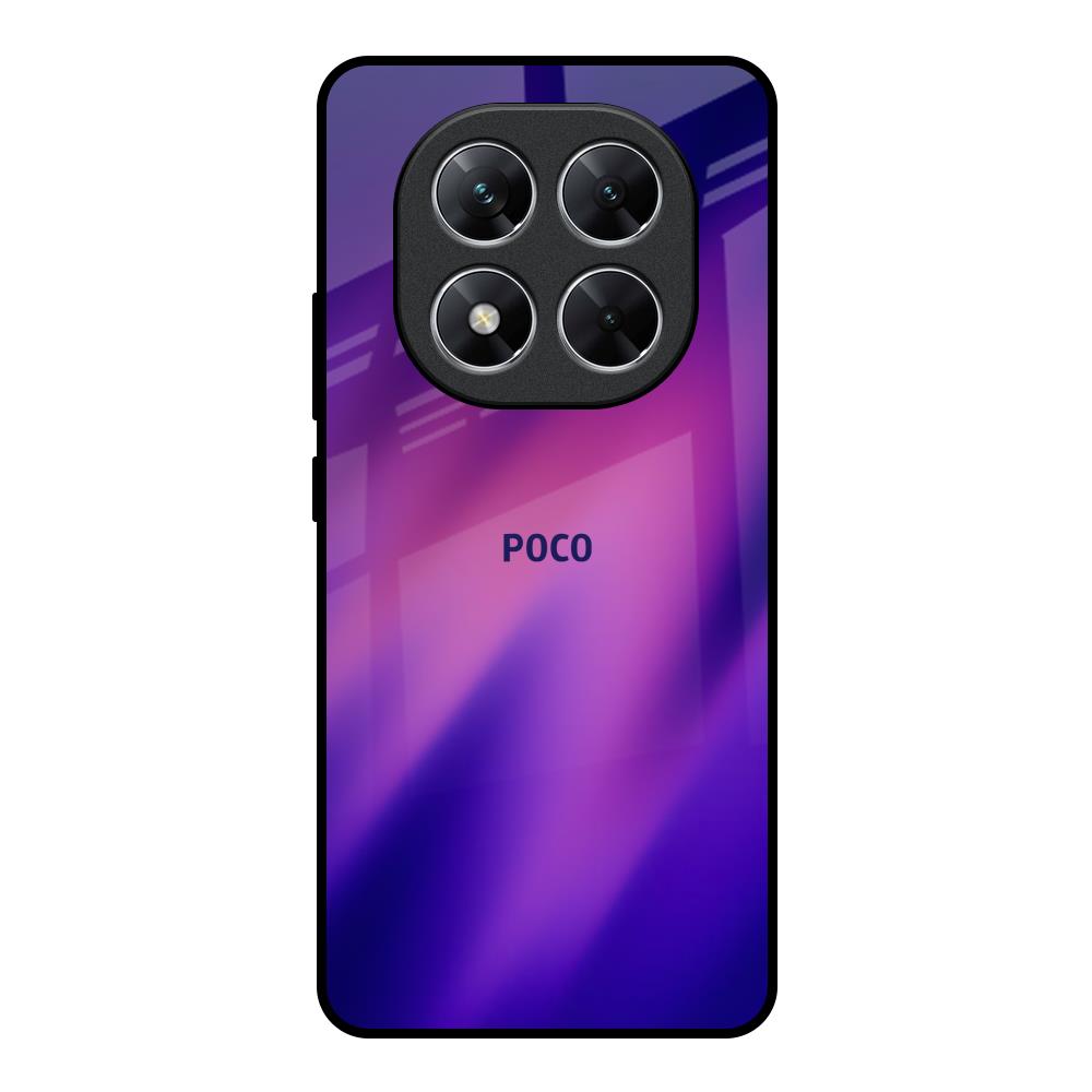 Pink Thunder Poco X7 5G Glass Back Cover Online