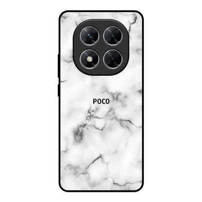 Satin White Marble Poco X7 5G Glass Back Cover Online