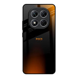 Orange Black Fusion Poco X7 5G Glass Back Cover Online