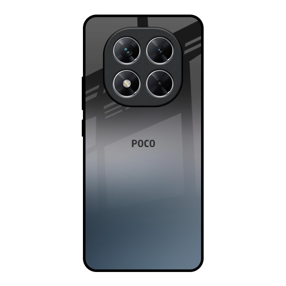 Dramatic Grey Poco X7 5G Glass Back Cover Online