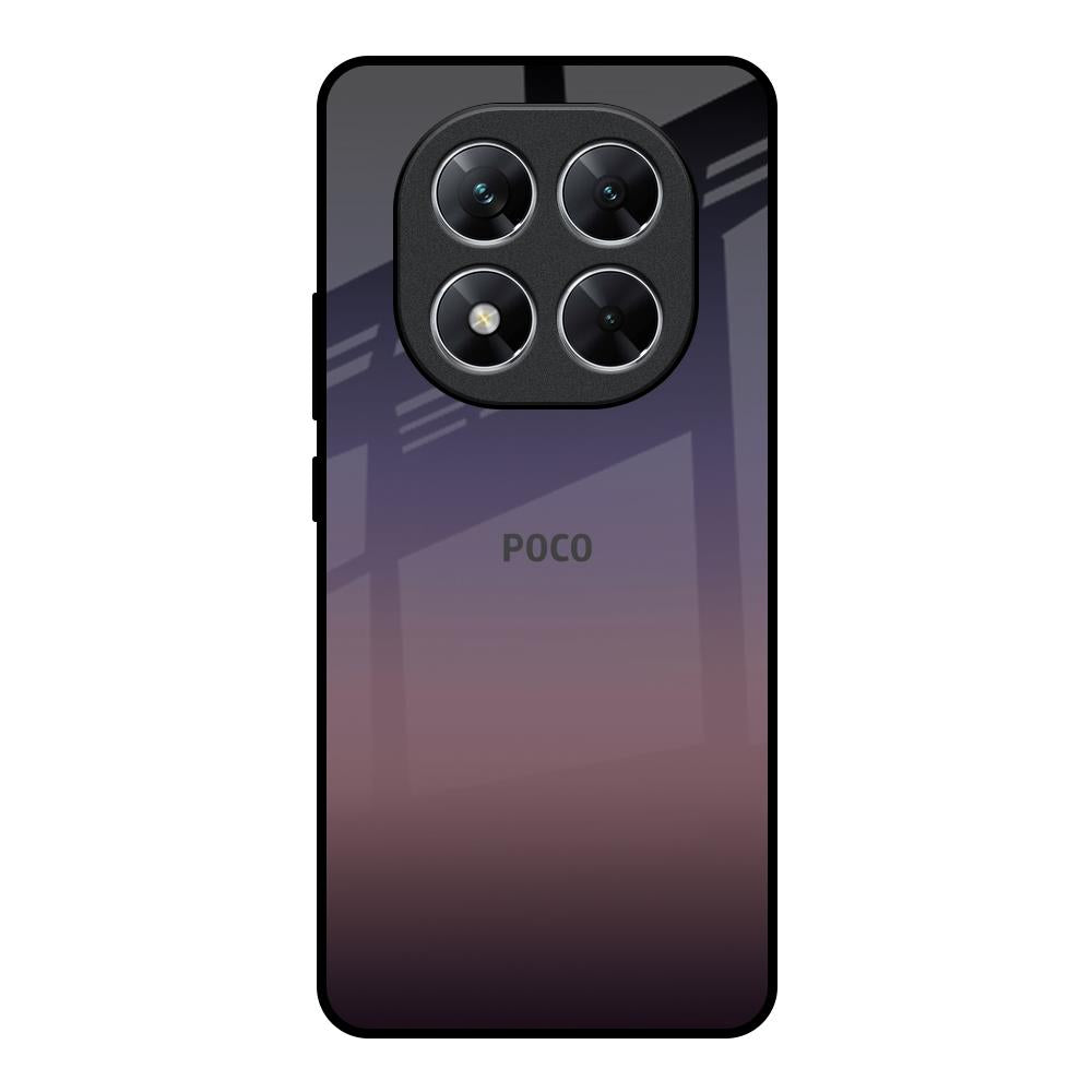 Grey Ombre Poco X7 5G Glass Back Cover Online