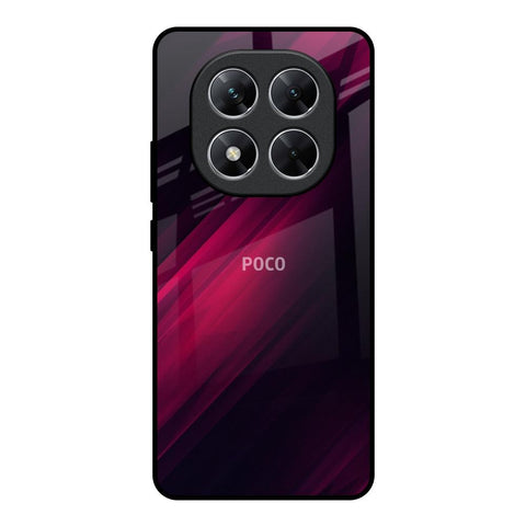 Razor Black Poco X7 5G Glass Back Cover Online