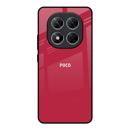 Solo Maroon Poco X7 5G Glass Back Cover Online