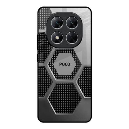 Hexagon Style Poco X7 5G Glass Back Cover Online