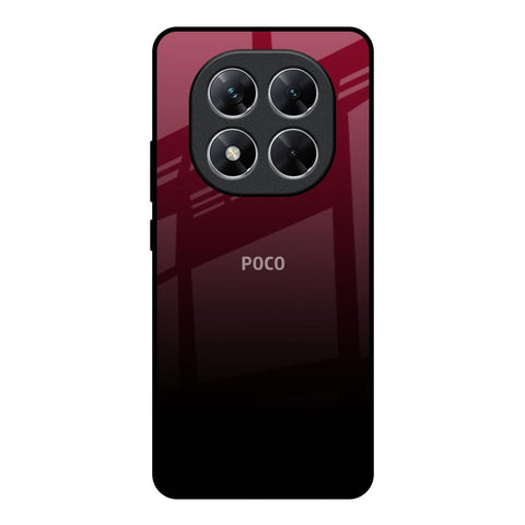 Wine Red Poco X7 5G Glass Back Cover Online