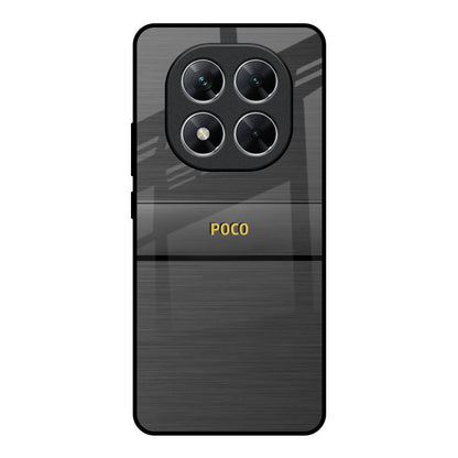 Grey Metallic Glass Poco X7 5G Glass Back Cover Online