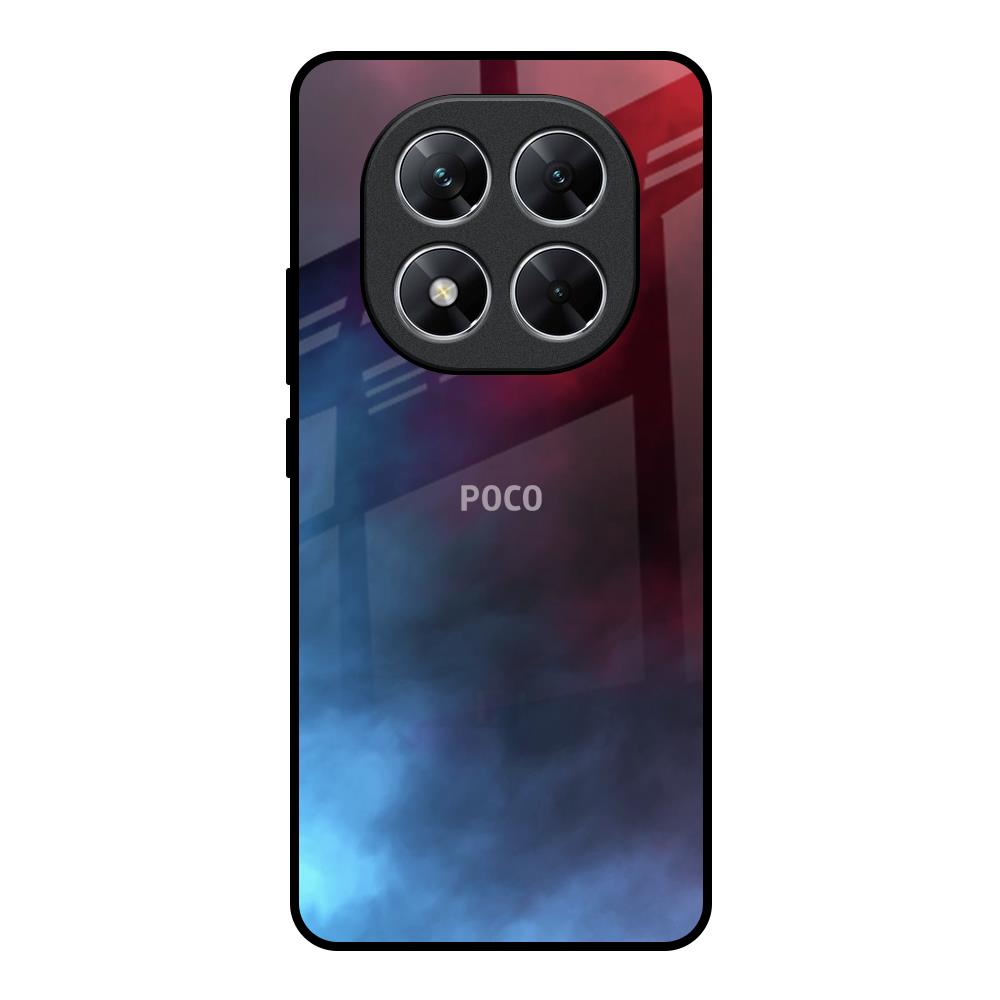 Smokey Watercolor Poco X7 5G Glass Back Cover Online