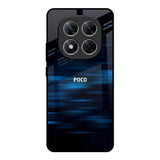 Blue Rough Abstract Poco X7 5G Glass Back Cover Online