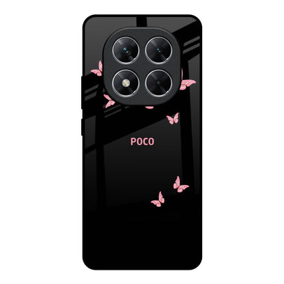 Fly Butterfly Poco X7 5G Glass Back Cover Online
