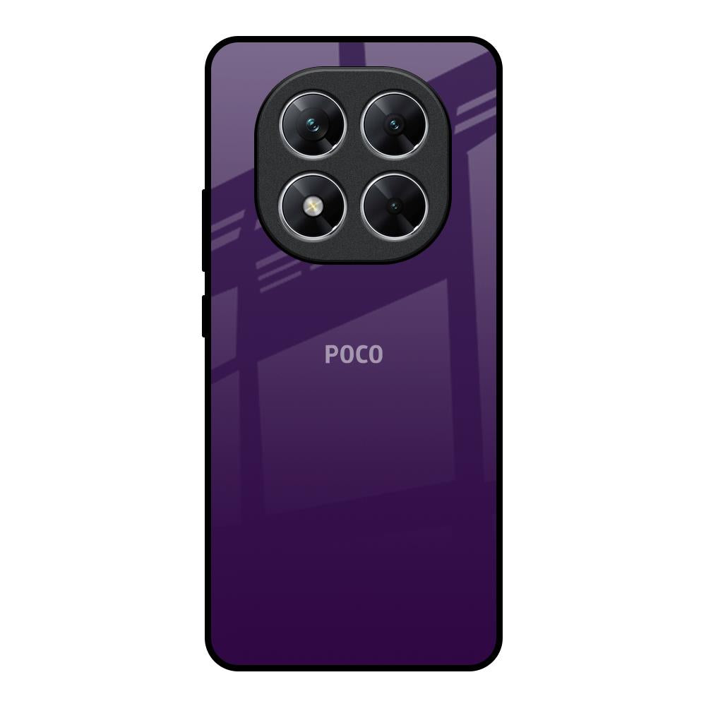 Dark Purple Poco X7 5G Glass Back Cover Online