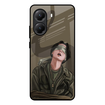 Blind Fold Poco X7 Pro 5G Glass Back Cover Online