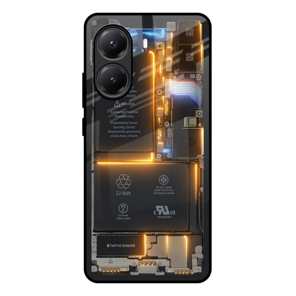 Glow Up Skeleton Poco X7 Pro 5G Glass Back Cover Online