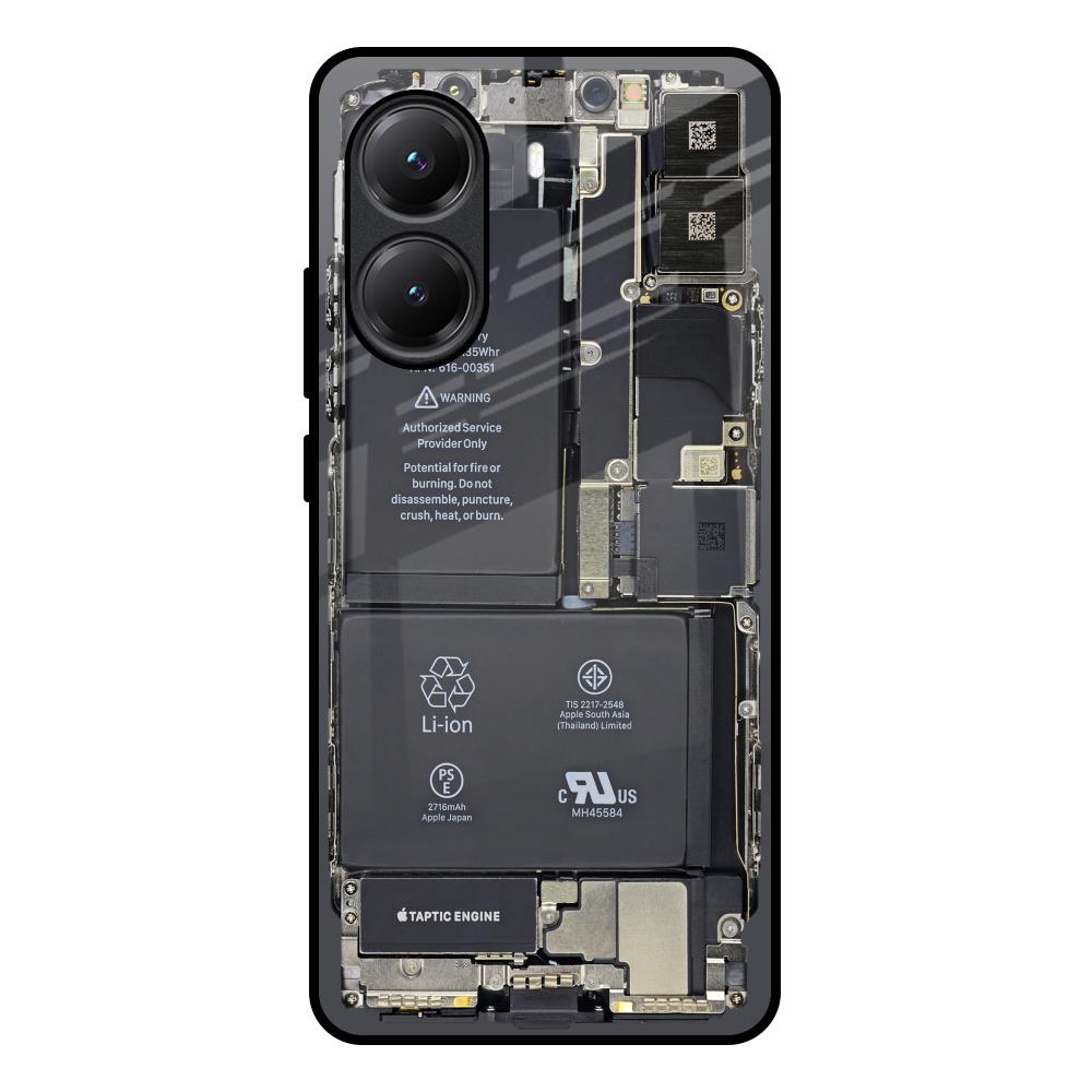 Skeleton Inside Poco X7 Pro 5G Glass Back Cover Online