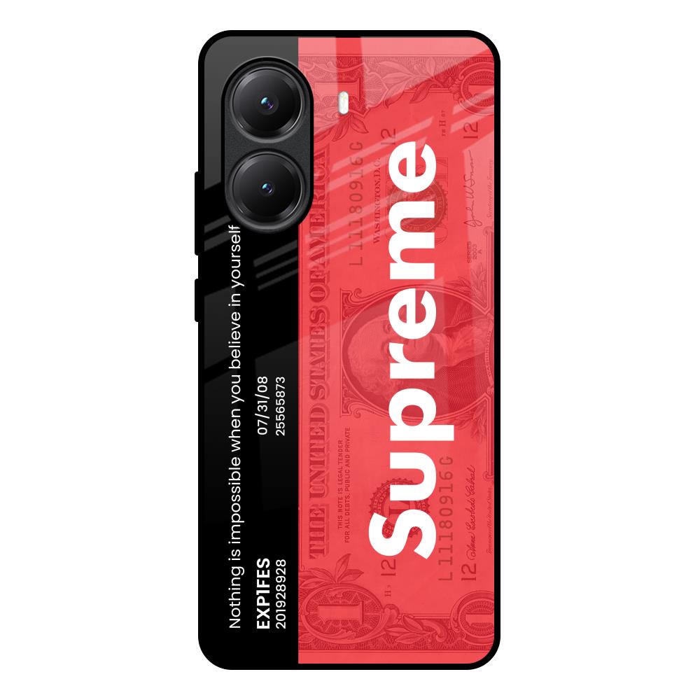Supreme Ticket Poco X7 Pro 5G Glass Back Cover Online