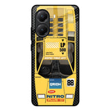 Yellow Racing Car Poco X7 Pro 5G Glass Back Cover Online