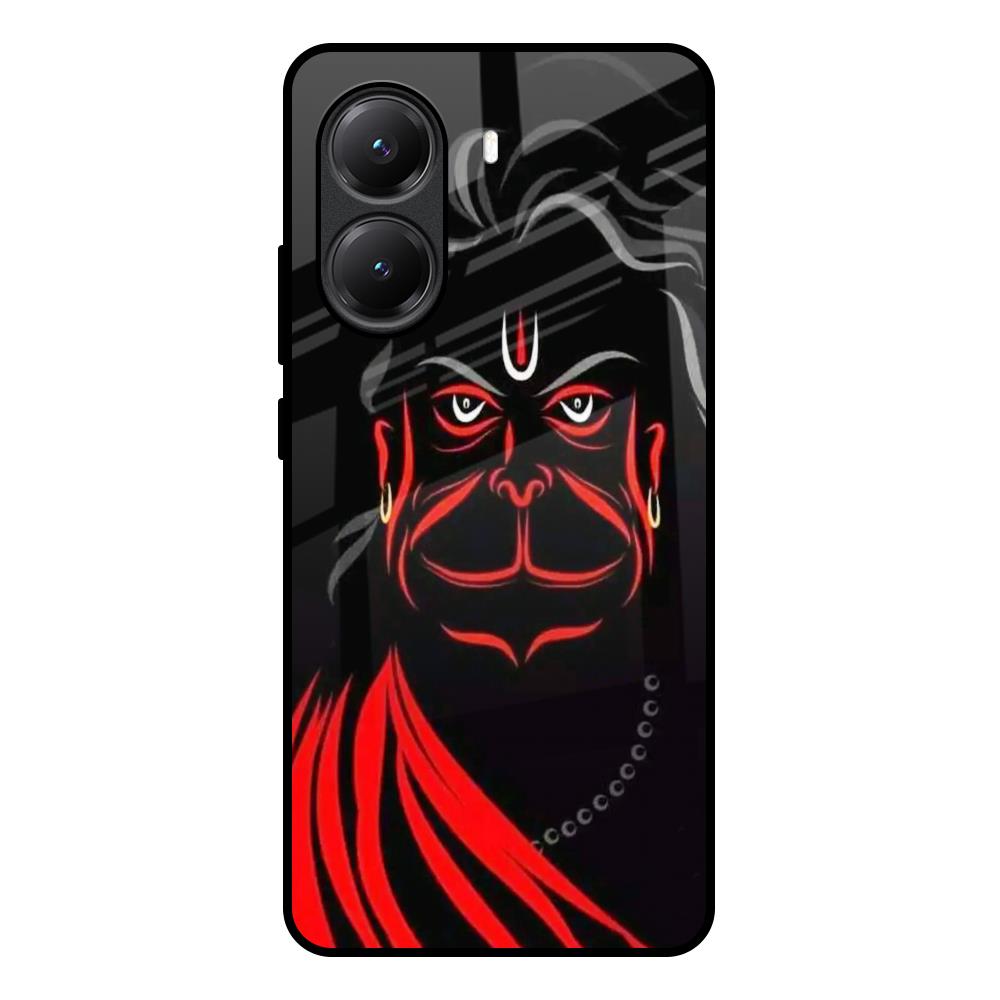 Lord Hanuman Poco X7 Pro 5G Glass Back Cover Online