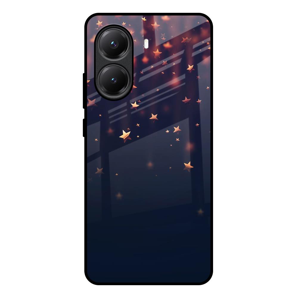 Falling Stars Poco X7 Pro 5G Glass Back Cover Online