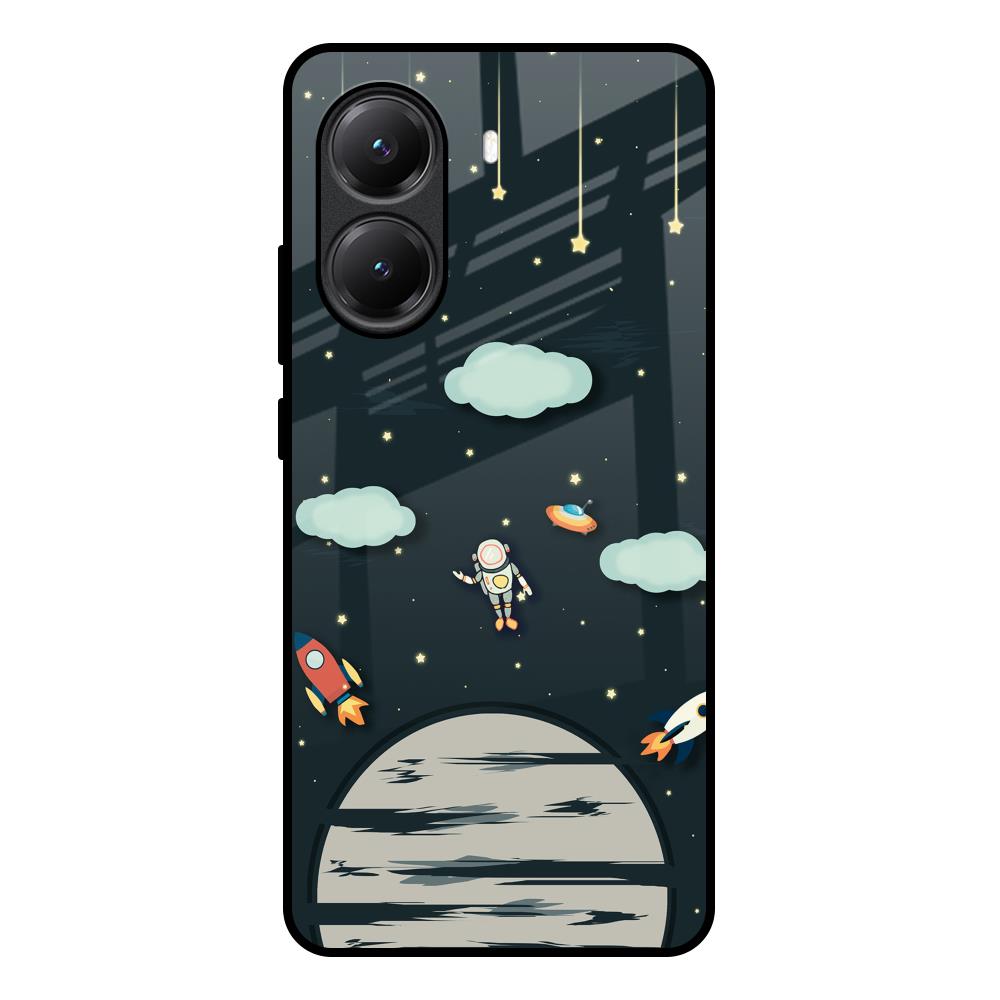Astronaut Dream Poco X7 Pro 5G Glass Back Cover Online