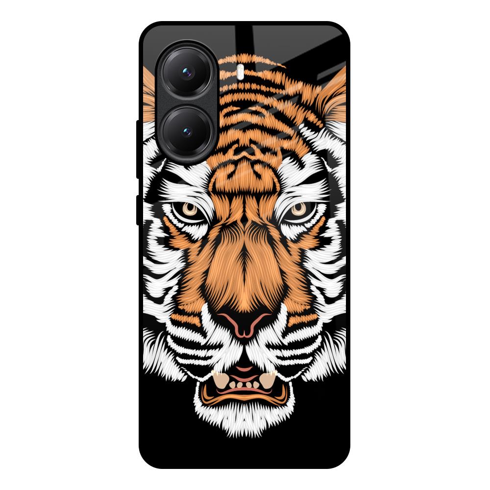 Angry Tiger Poco X7 Pro 5G Glass Back Cover Online