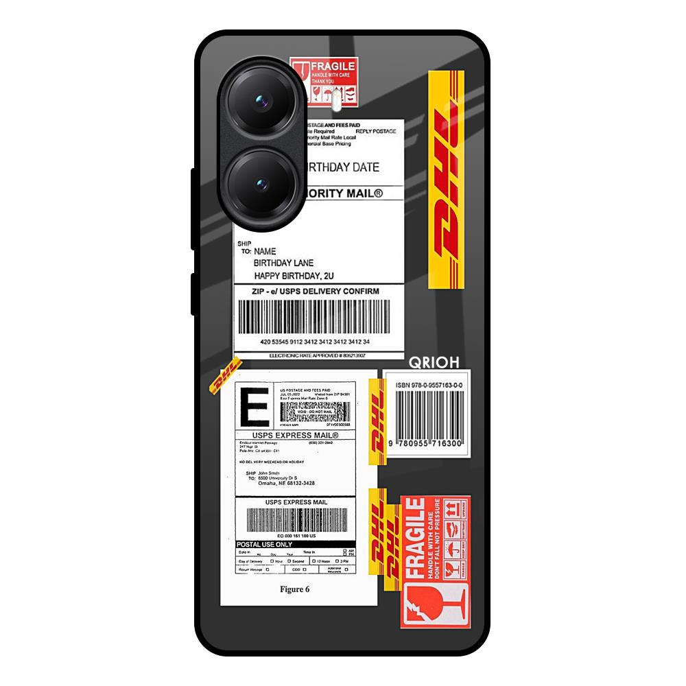Cool Barcode Label Poco X7 Pro 5G Glass Back Cover Online