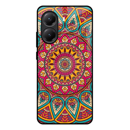 Elegant Mandala Poco X7 Pro 5G Glass Back Cover Online