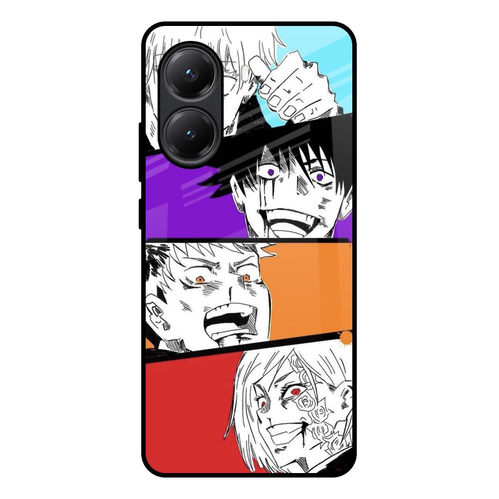 Anime Sketch Poco X7 Pro 5G Glass Back Cover Online