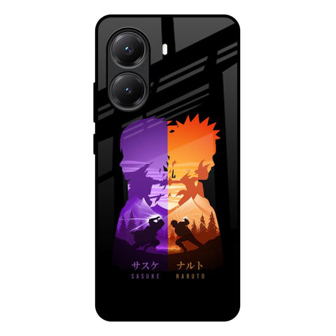 Minimalist Anime Poco X7 Pro 5G Glass Back Cover Online