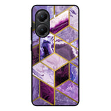 Purple Rhombus Marble Poco X7 Pro 5G Glass Back Cover Online