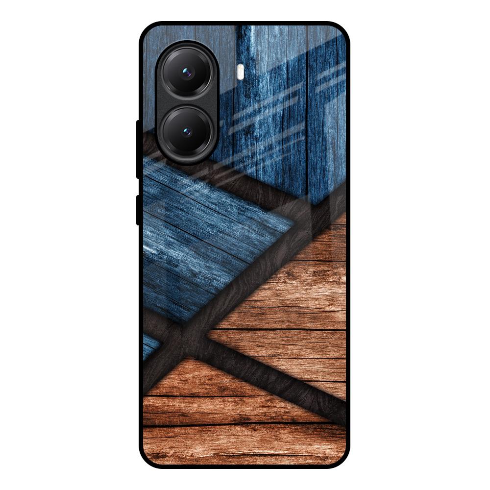 Wooden Tiles Poco X7 Pro 5G Glass Back Cover Online