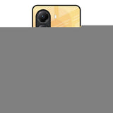 Orange Curve Pattern Poco X7 Pro 5G Glass Back Cover Online