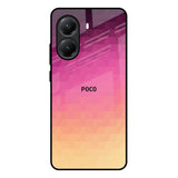 Geometric Pink Diamond Poco X7 Pro 5G Glass Back Cover Online