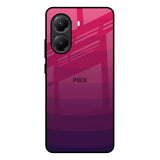 Wavy Pink Pattern Poco X7 Pro 5G Glass Back Cover Online