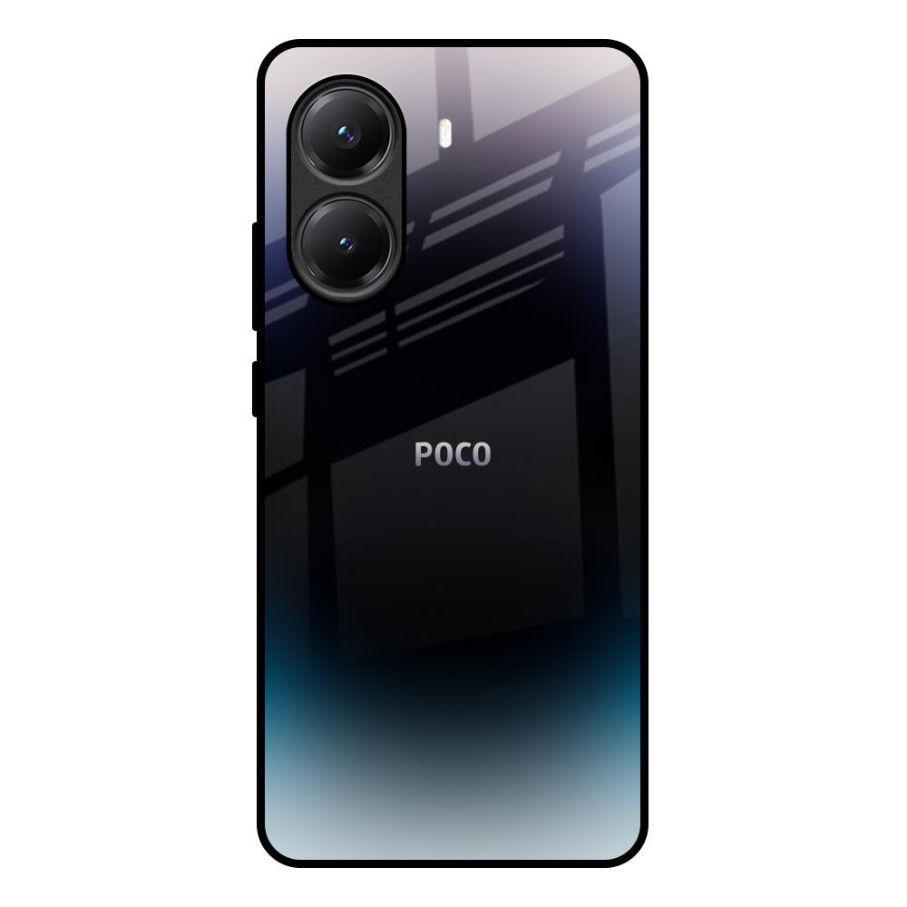 Black Obsidian Poco X7 Pro 5G Glass Back Cover Online