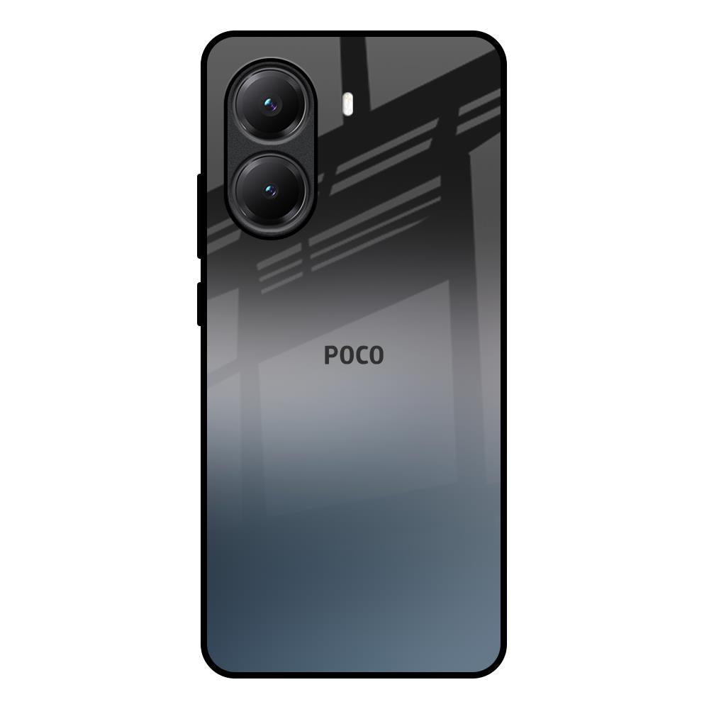 Dramatic Grey Poco X7 Pro 5G Glass Back Cover Online