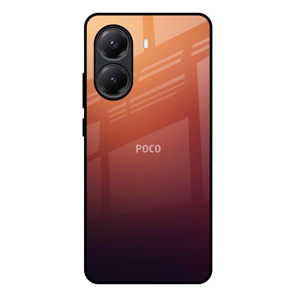 Sunset Background Poco X7 Pro 5G Glass Back Cover Online