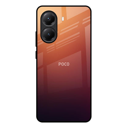 Sunset Background Poco X7 Pro 5G Glass Back Cover Online