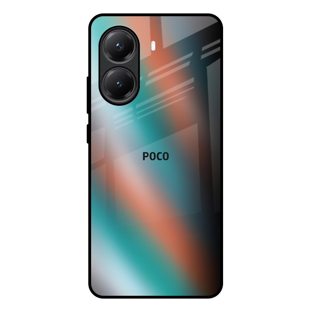 Melted Emerald Poco X7 Pro 5G Glass Back Cover Online