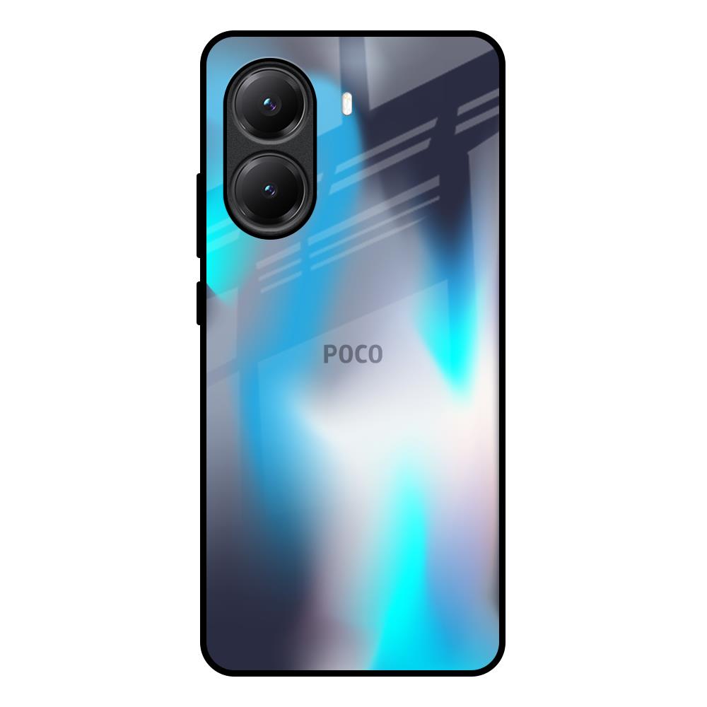 Blue Swan Shadow Poco X7 Pro 5G Glass Back Cover Online