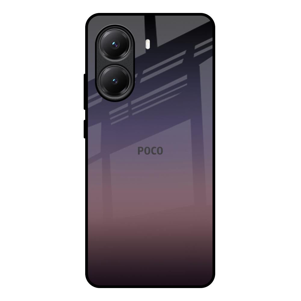 Grey Ombre Poco X7 Pro 5G Glass Back Cover Online