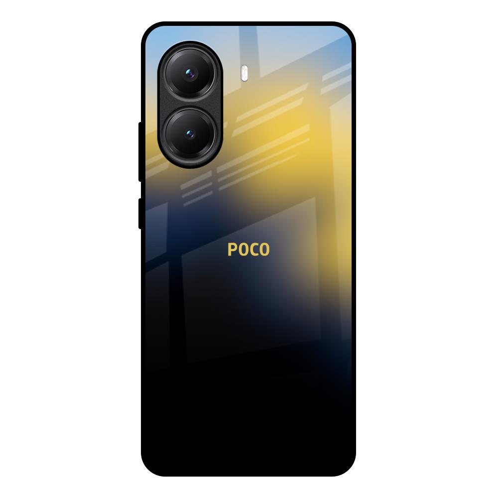 Sunflower Garden Poco X7 Pro 5G Glass Back Cover Online