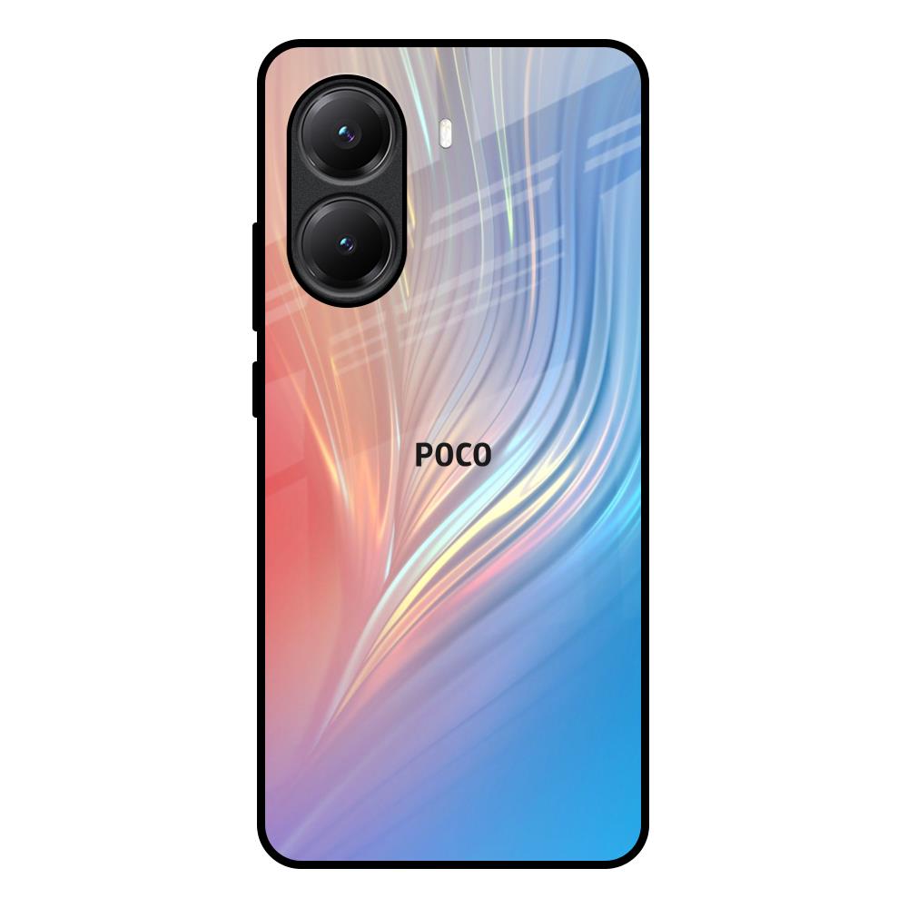Mystic Aurora Poco X7 Pro 5G Glass Back Cover Online