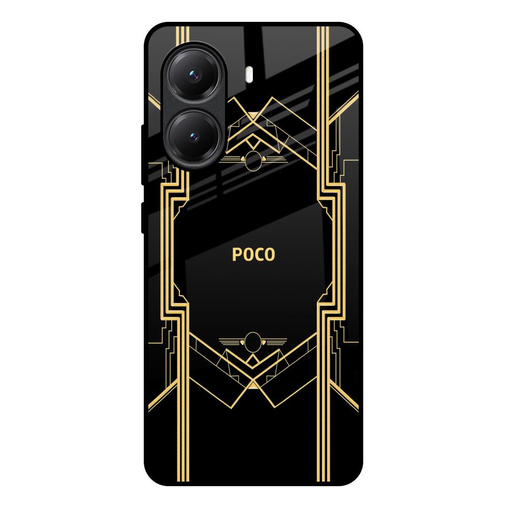 Sacred Logo Poco X7 Pro 5G Glass Back Cover Online