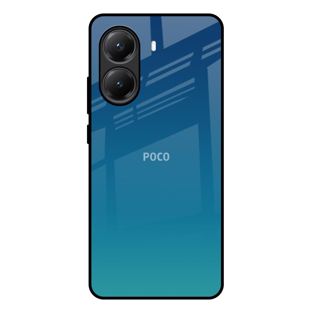 Celestial Blue Poco X7 Pro 5G Glass Back Cover Online