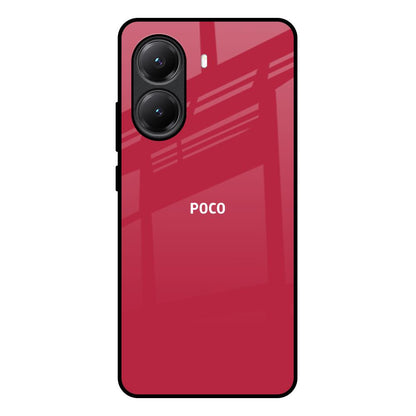 Solo Maroon Poco X7 Pro 5G Glass Back Cover Online