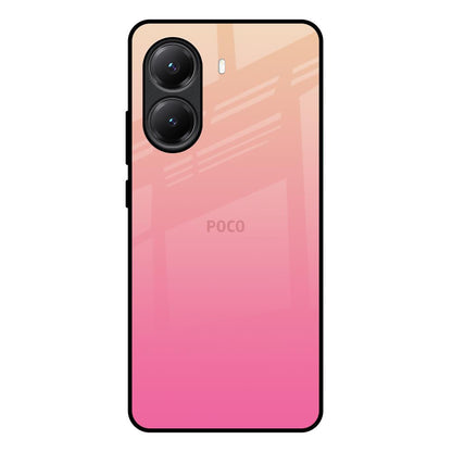 Pastel Pink Gradient Poco X7 Pro 5G Glass Back Cover Online
